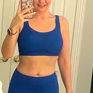 Lululemon Run Times Bra - Size 34DDD - Blue Symphony. High Support Sports bra
